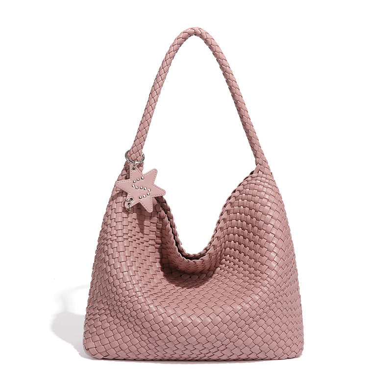 Handwoven Shoulder Bag - Women's Casual Tote Bag with Tassel Detail | Sarah Express