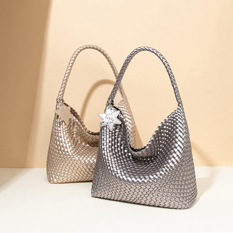 Handwoven Shoulder Bag - Women's Casual Tote Bag with Tassel Detail | Sarah Express
