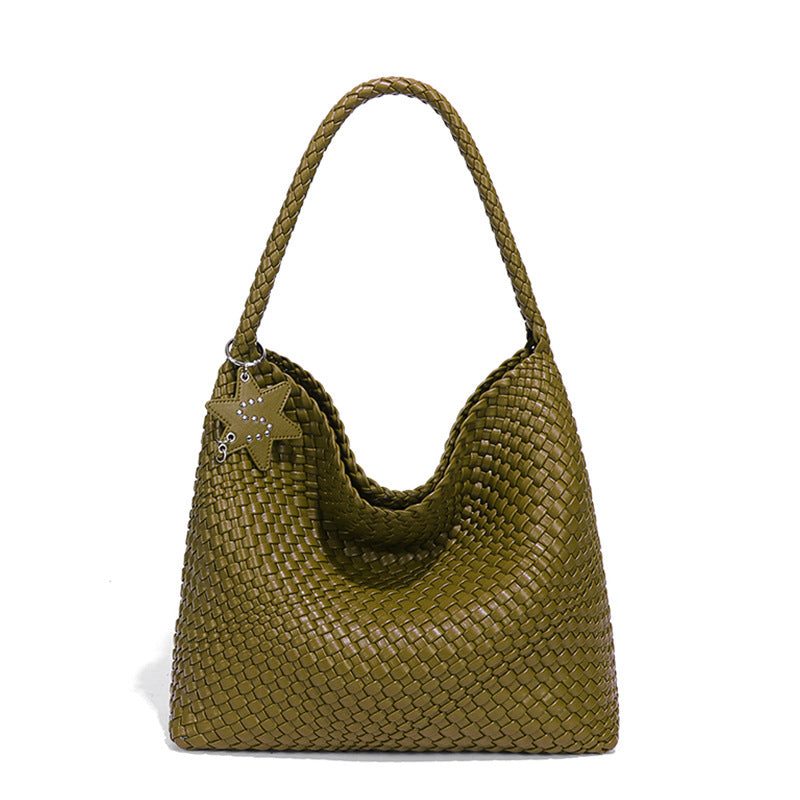 Handwoven Shoulder Bag - Women's Casual Tote Bag with Tassel Detail | Sarah Express